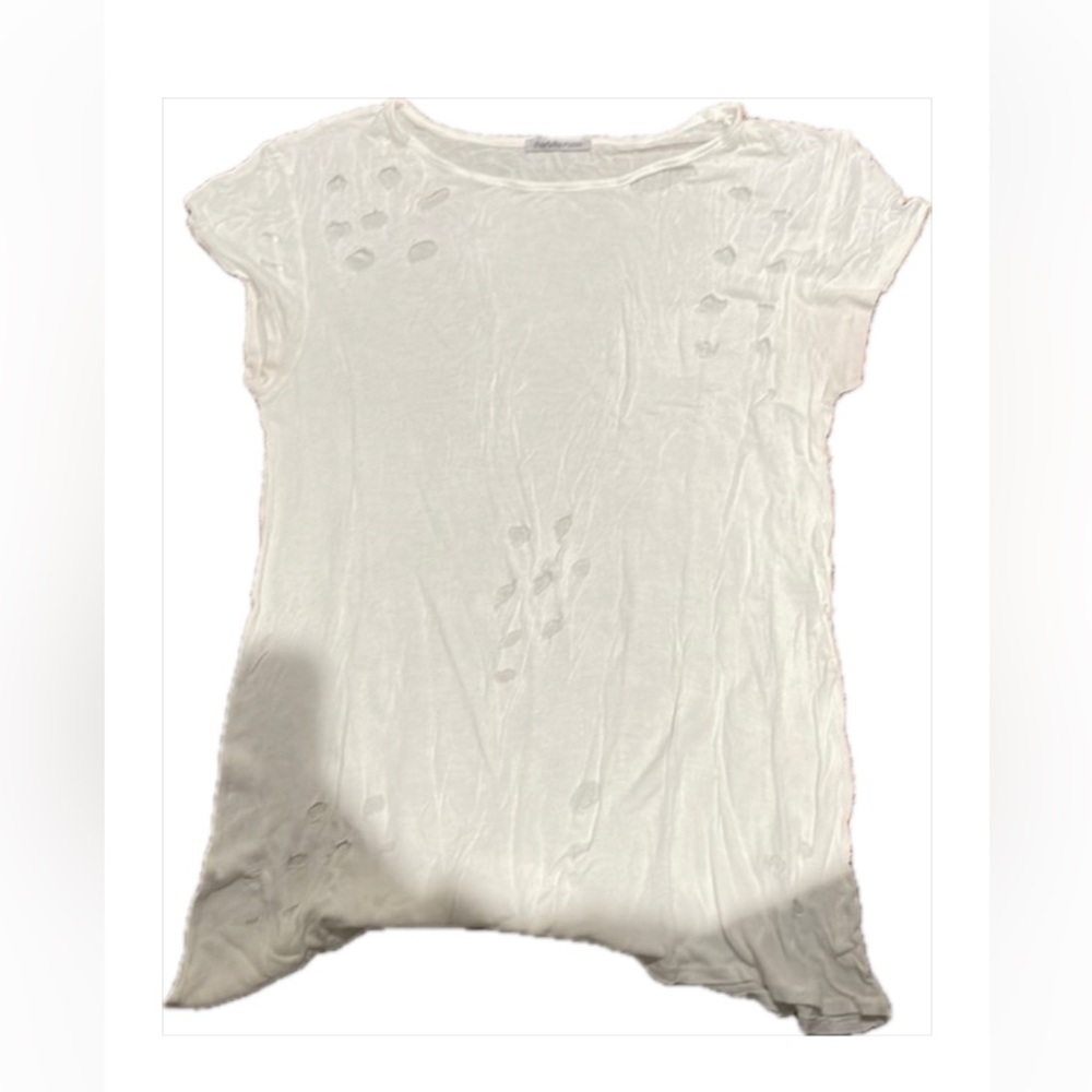 White Charlotte Russe T-shirt